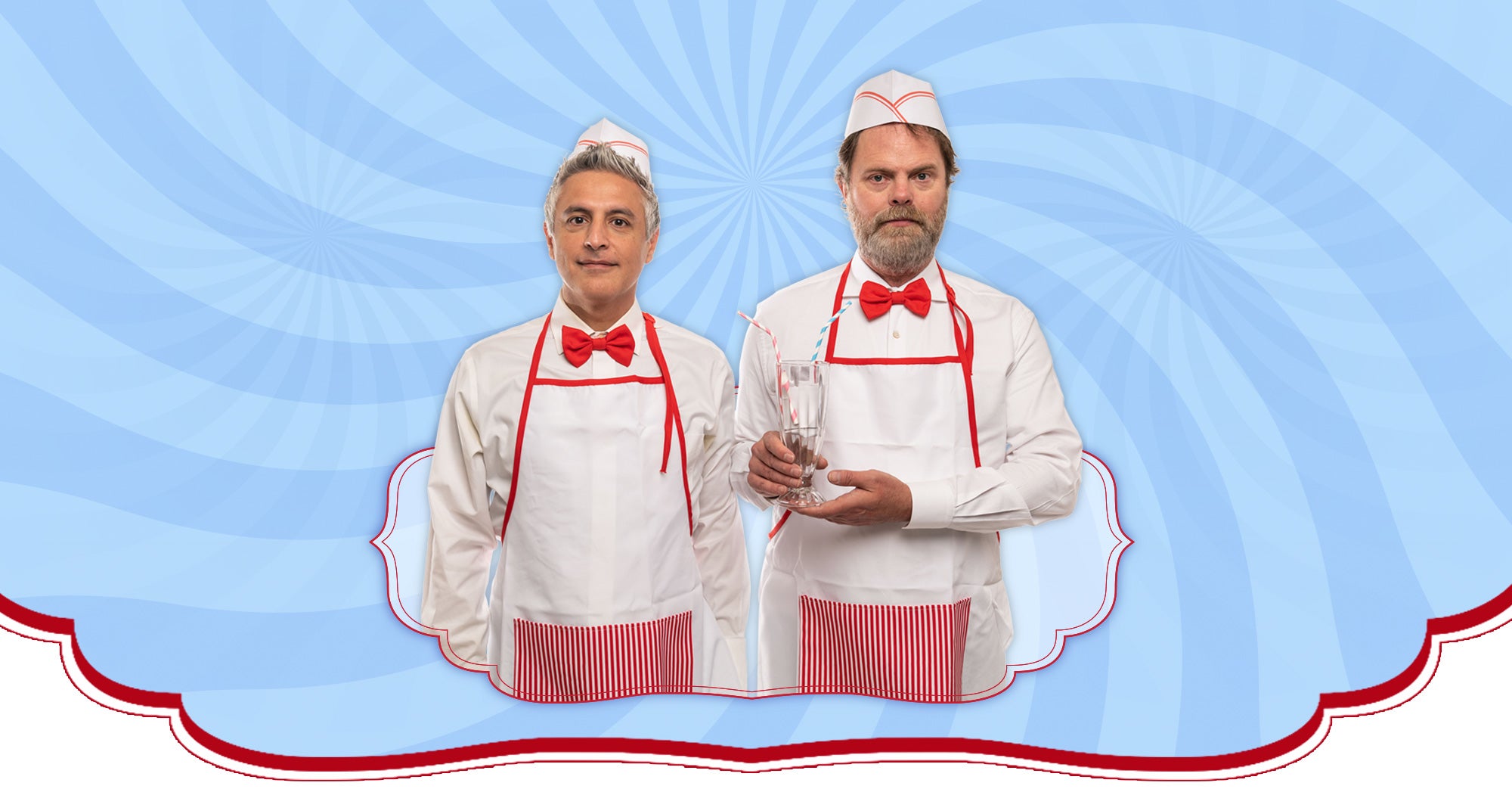 Reza Aslan and Rainn Wilson