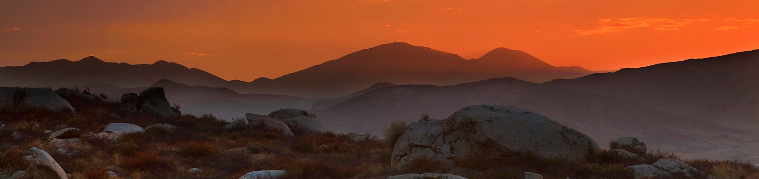Sunset at Motte Rimrock UCR Natural Rserve (c) Mark Chappell