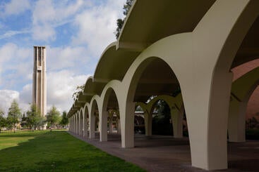 Bell Tower and arches walkway