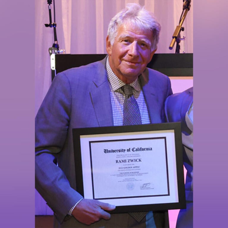 Prof. Rami Zwick, UCR School of Business