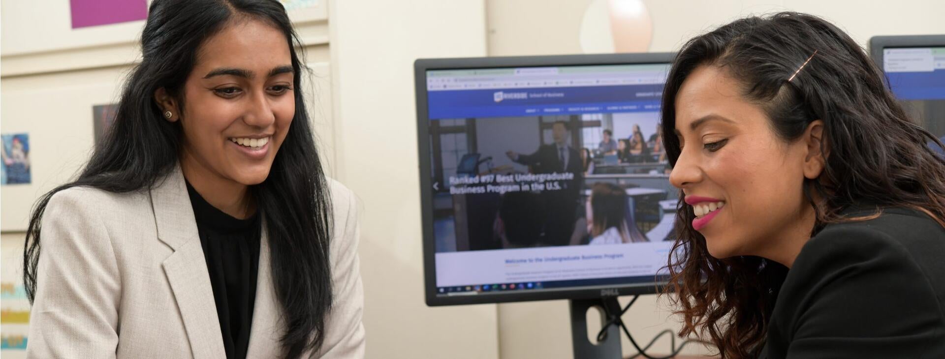 Advisor with Student