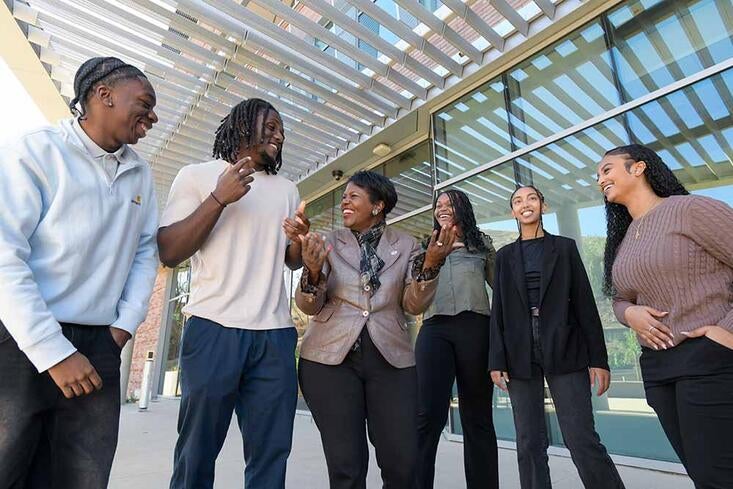 UCR Executive Fellow Hilda Kennedy and Black Scholars in Business students