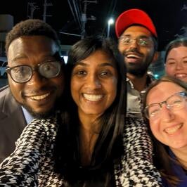 Fellows outside in Okinawa