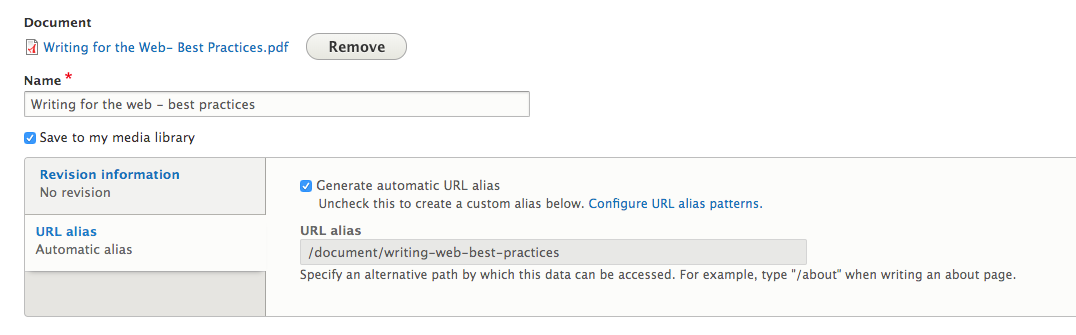 media document screenshot