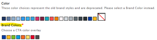 CTA old and new fields