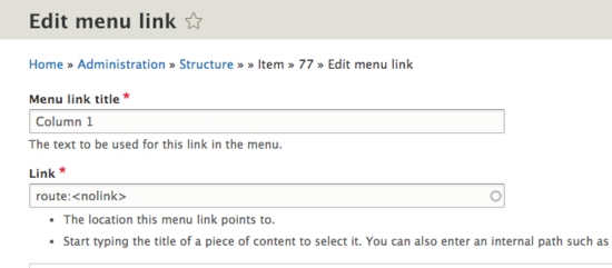 MegaNav edit menu link screenshot