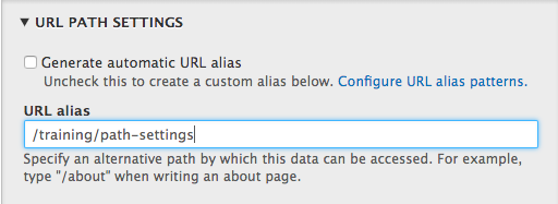 UCR Path Settings screenshot