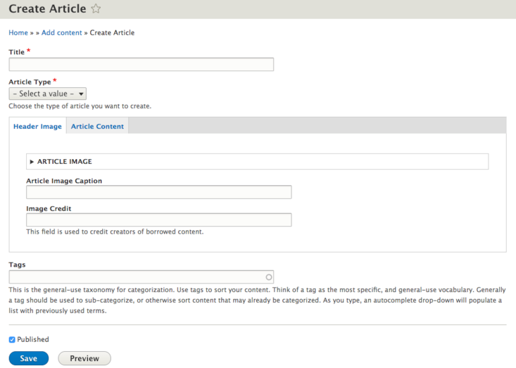 create an article screenshot