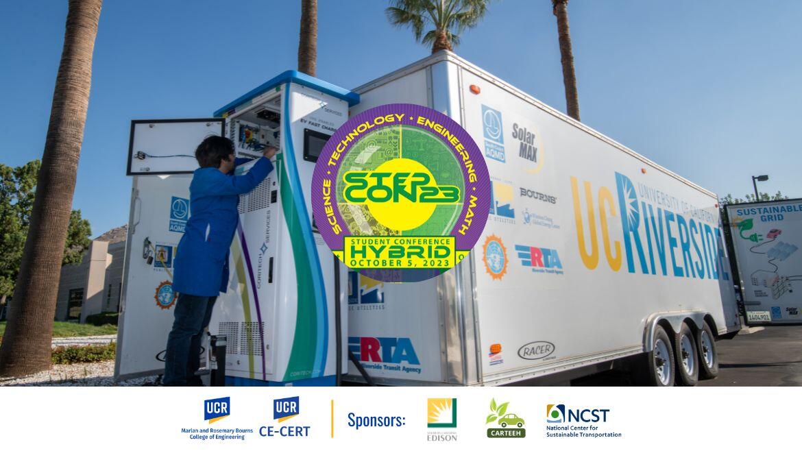 STEP CON 2023, student working on UCR SIGI