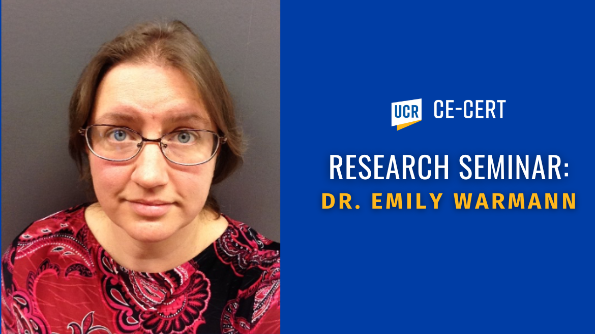 Research seminar with Dr. Emily Warmann