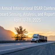 14th Annual International OSAR Conference Onboard Sensing, Analysis, and Reporting April 17-18, 2025