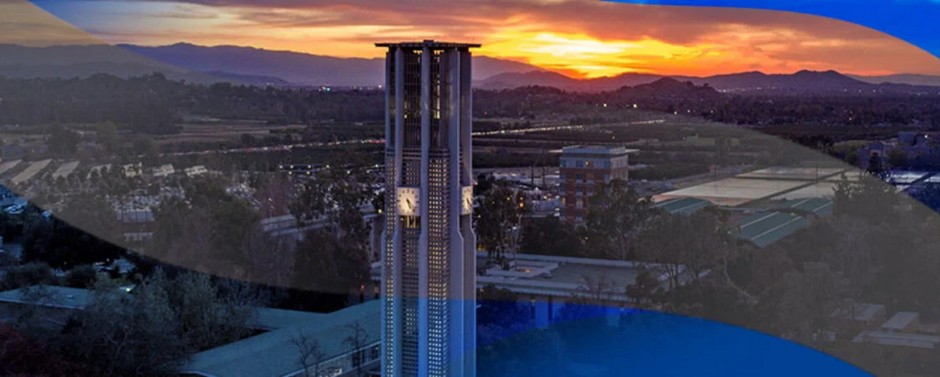 Aerial view of campus