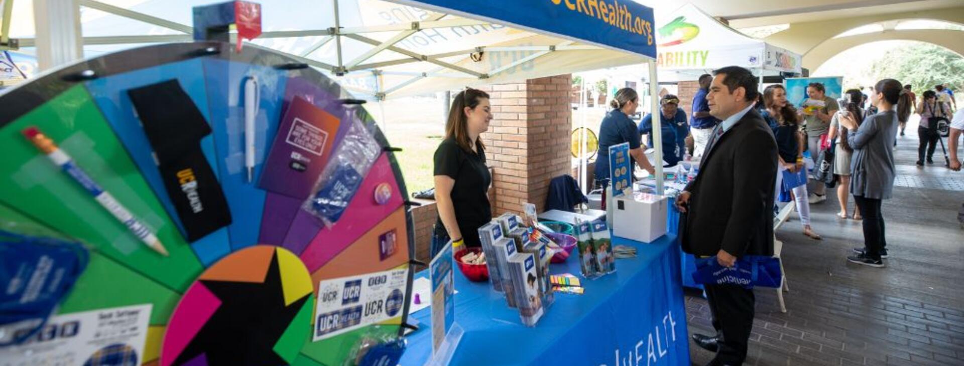 UCR Health booth at the 2022 Community Partner Fair