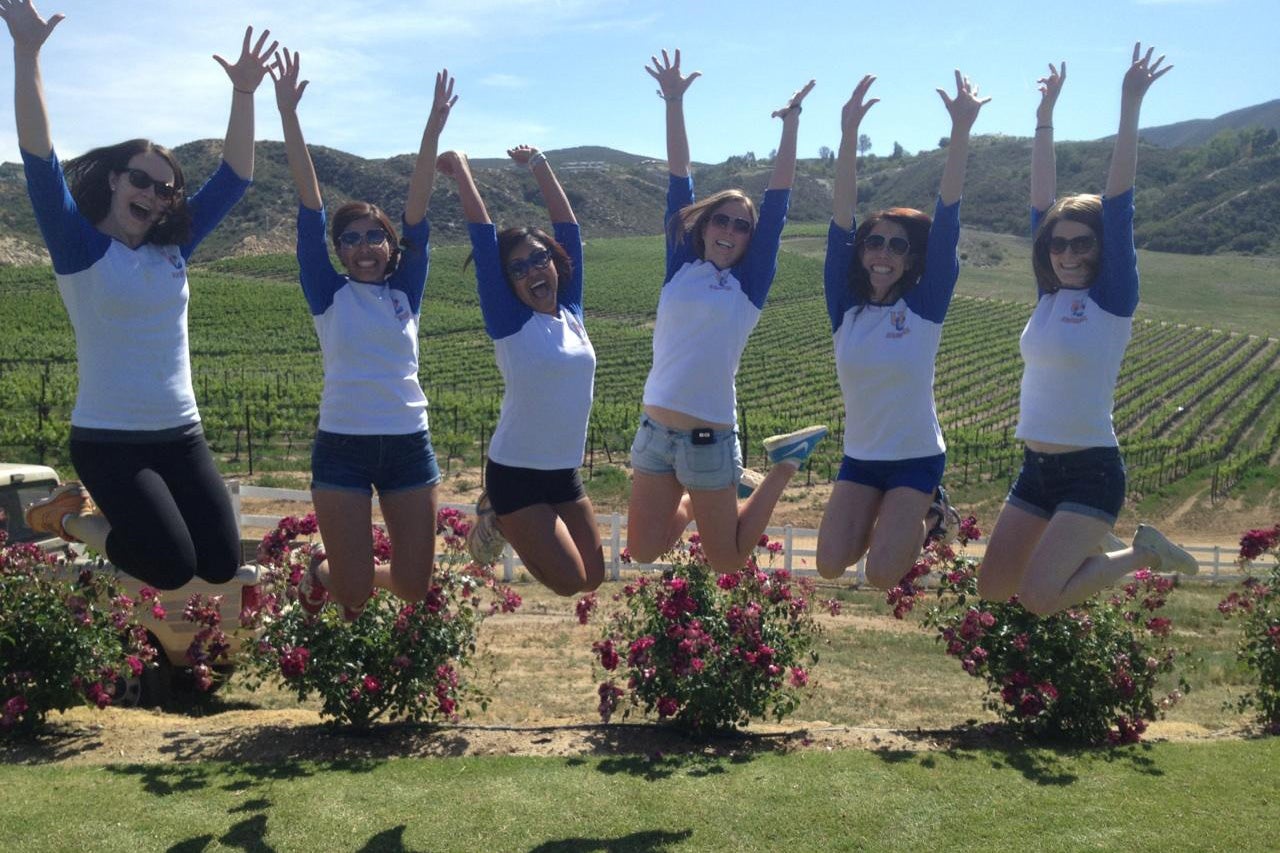 search students jumping