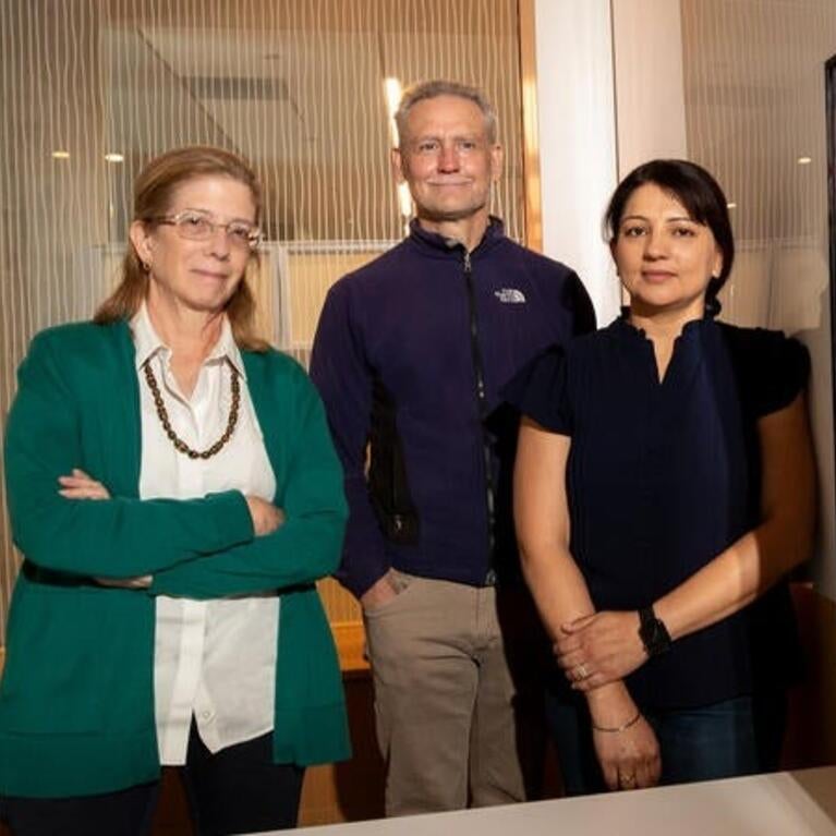 Frances Sladek, James Borneman, and Poonamjot Deol. (UCR/Stan Lim)