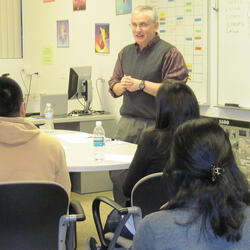 students at a seminar
