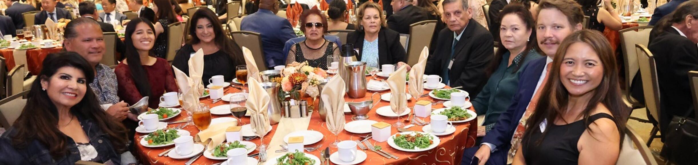 the sponsor table at the 2024 gala