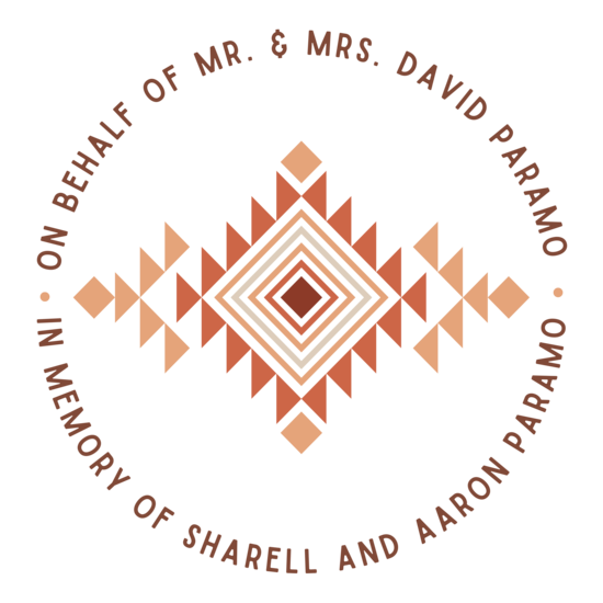 On behalf of Mr. & Mrs. David Paramo in Memory of Sharell and Aaron Paramo