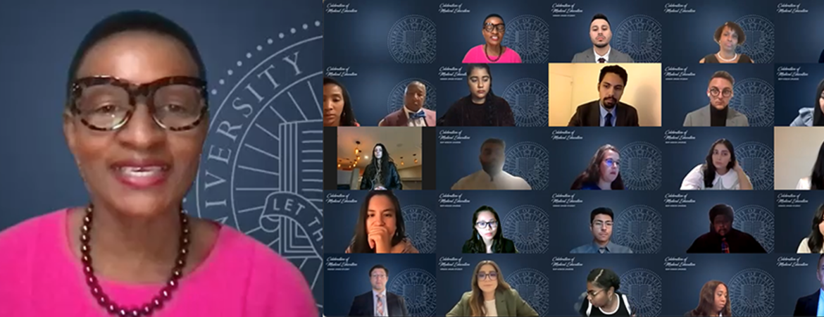 Screenshot of Dean Deas speaking at the 2021 Gala