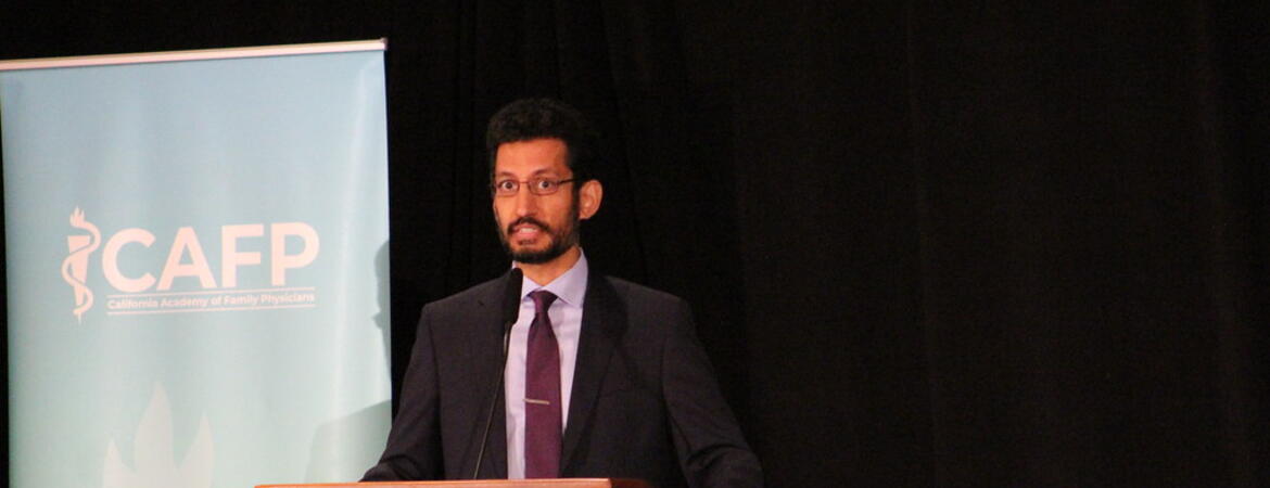 Moazzum Bajwa speaking - by Sonia Olivarez