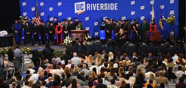 Crowdshot at graduation 2024