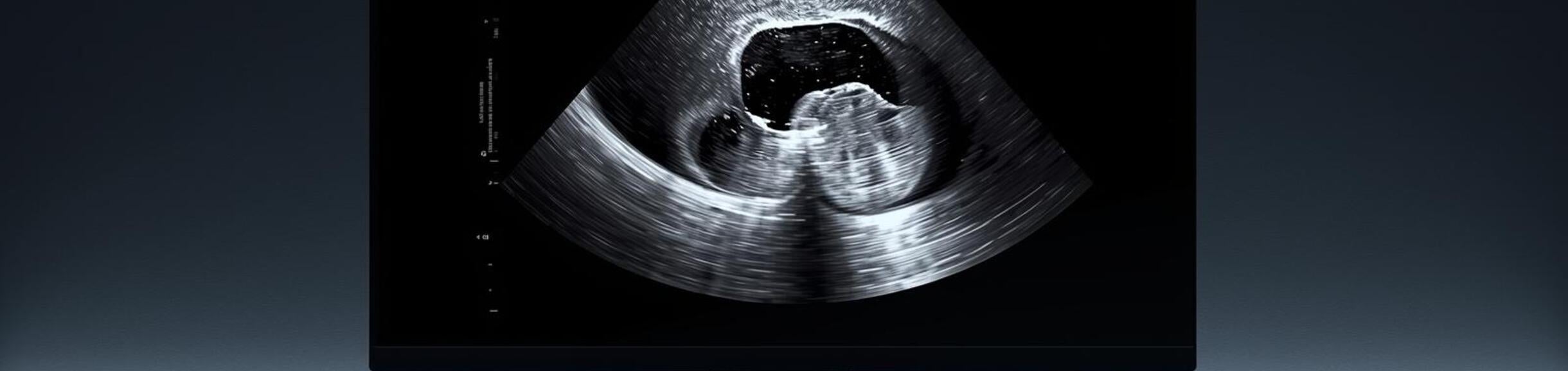 Ultrasound of a baby in utero