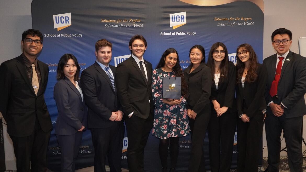 Marianne Boules with Dean's Ambassadors