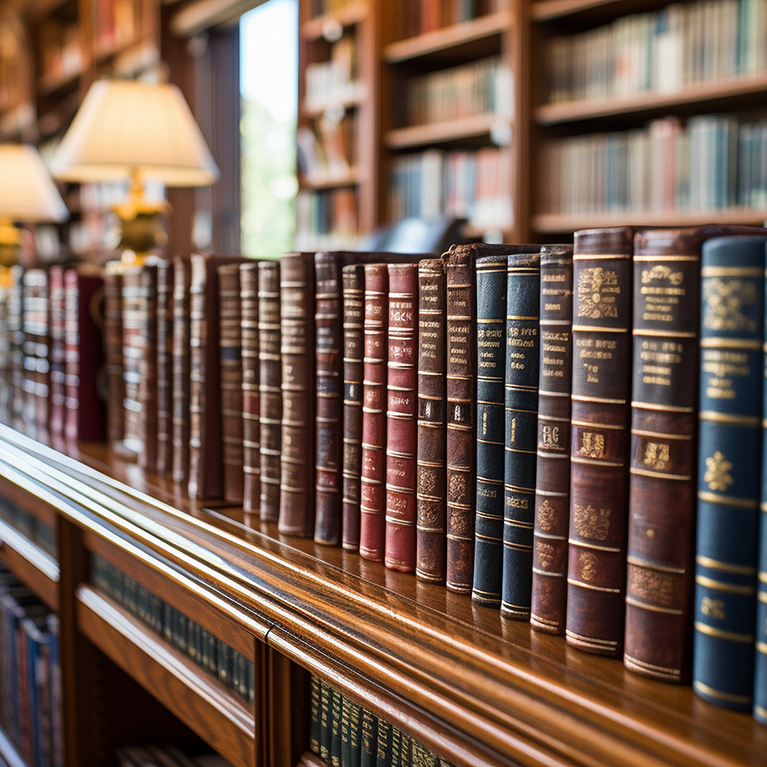 Law school library books 