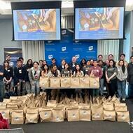group photo of 3/16 Highlander Day of Service