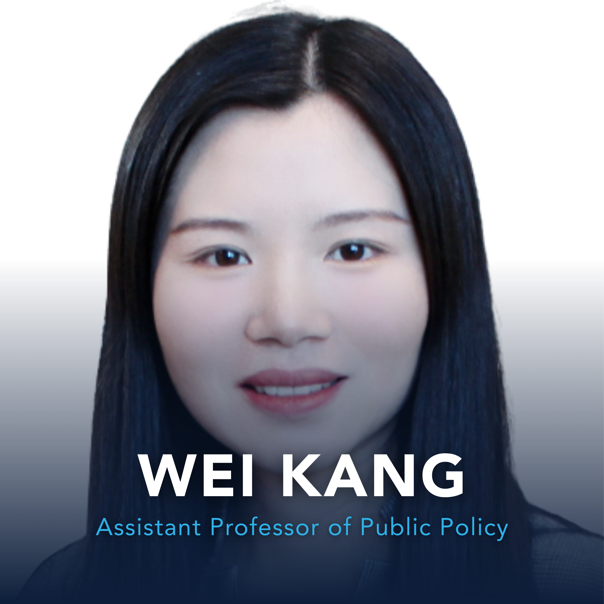 Wei Kang, Assistant Professor of Public Policy