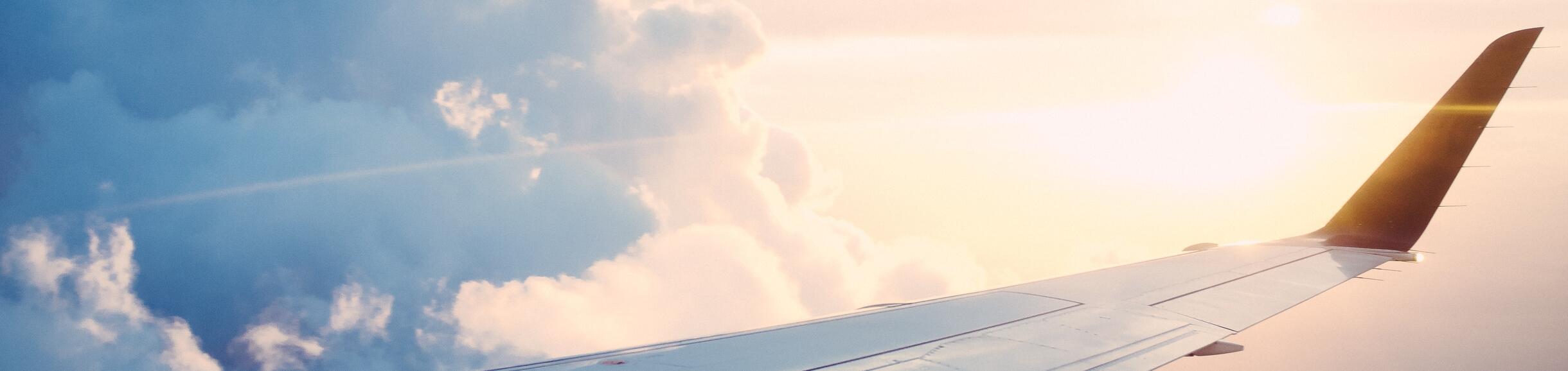 airplane flying in the sky