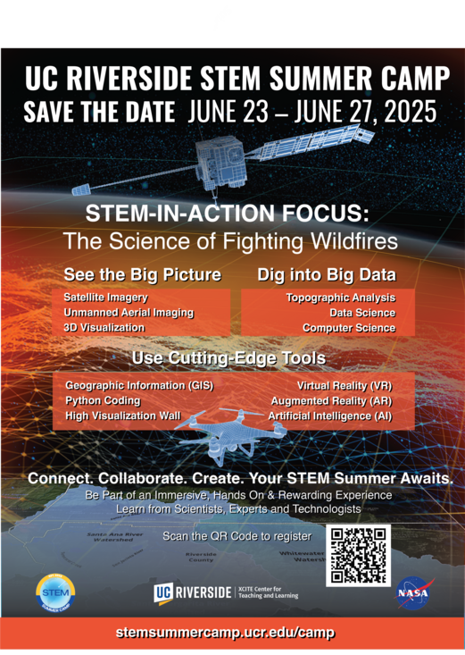 stem summer camp flyer 2025