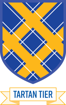 Tartan Tier Shield with Stars