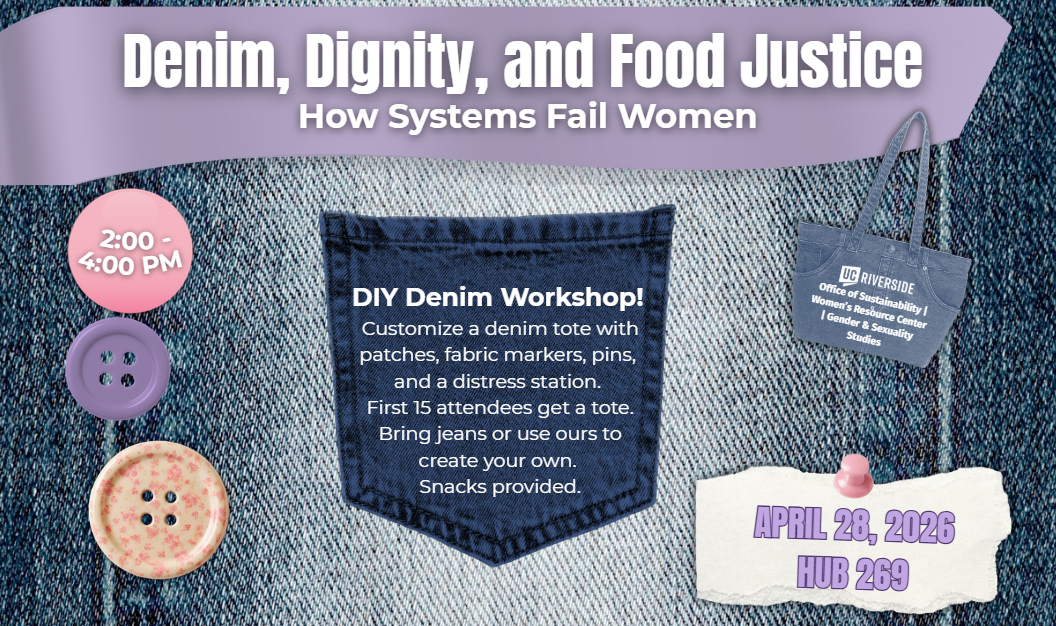 Denim, Dignity, and Food Justice graphic