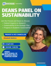 Deans Panel on Sustainability