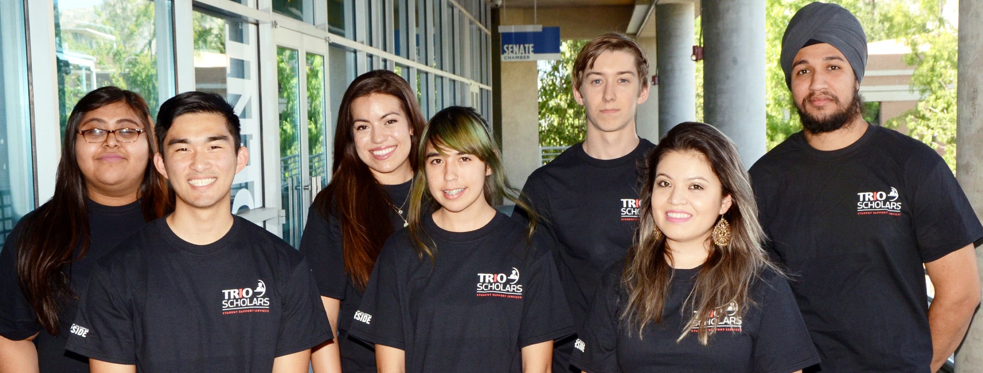 UCR's TRIO Scholar male and female students, representing a variety of cultures.