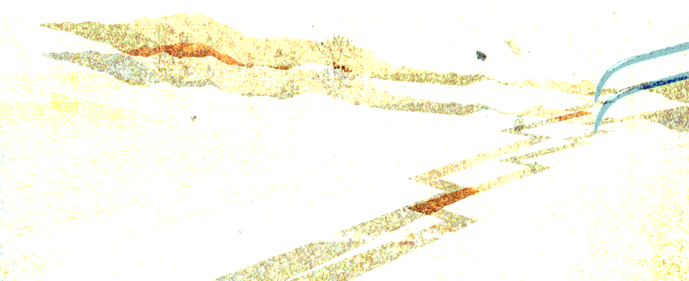 animated gif of an illustrated earthquake