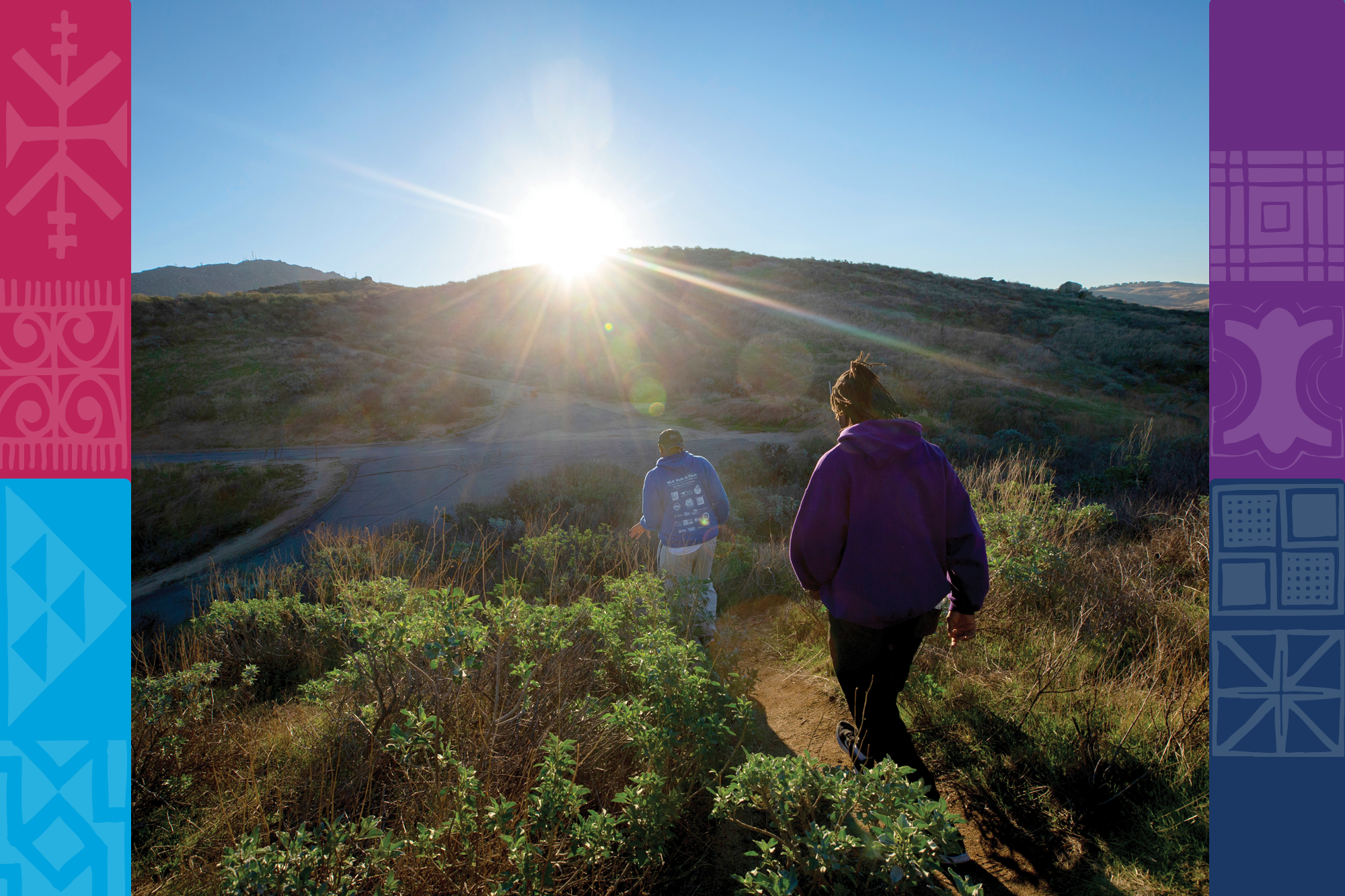 Black alumni, students, and faculty members gather for morning hikes during the pandemic.