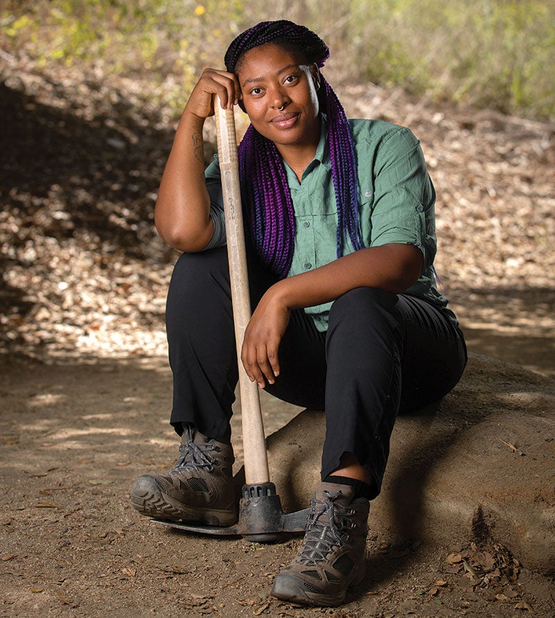 Ayana Omilade Flewellen, an assistant professor of anthropology. (UCR/Stan Lim)