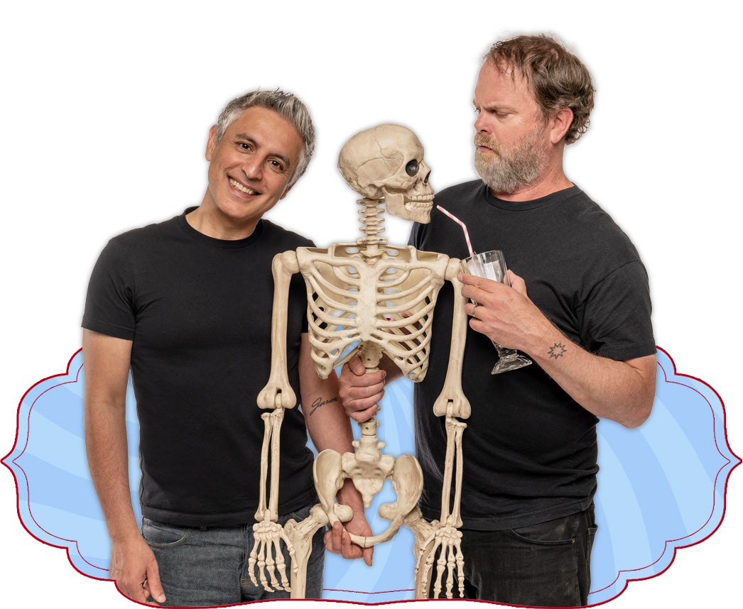Reza Aslan and Rainn Wilson
