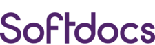 Softdocs logo, reading: "Softdocs" in purple