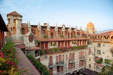 Aerial view of the Mission Inn Museum