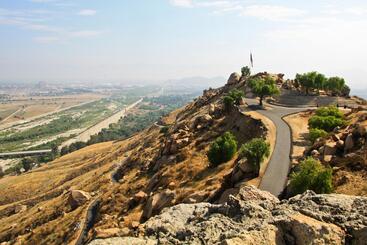 Aerial view of Mount Rubidoux Park