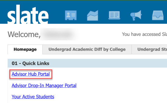 Advisor Hub Portal link