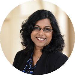 Lata Patel smiling