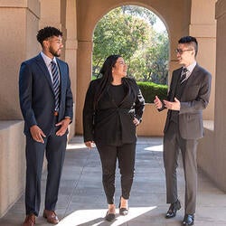 CDC Students Walking around Anderson Hall
