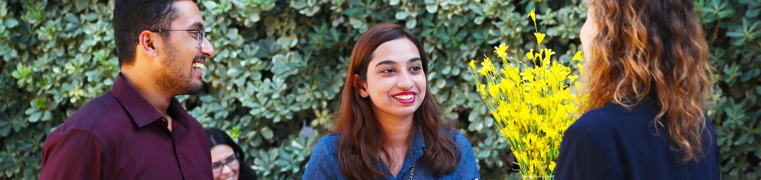 AGSM mixer September 2022 Olmsted courtyard