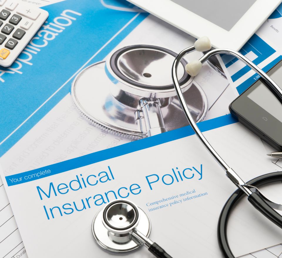 Healthcare policy and stethoscope