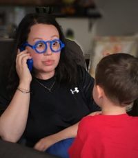 Alumna Melissa Holman Kursky at her Ed Therapy job