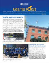 Flyer of latest news including hires and projects